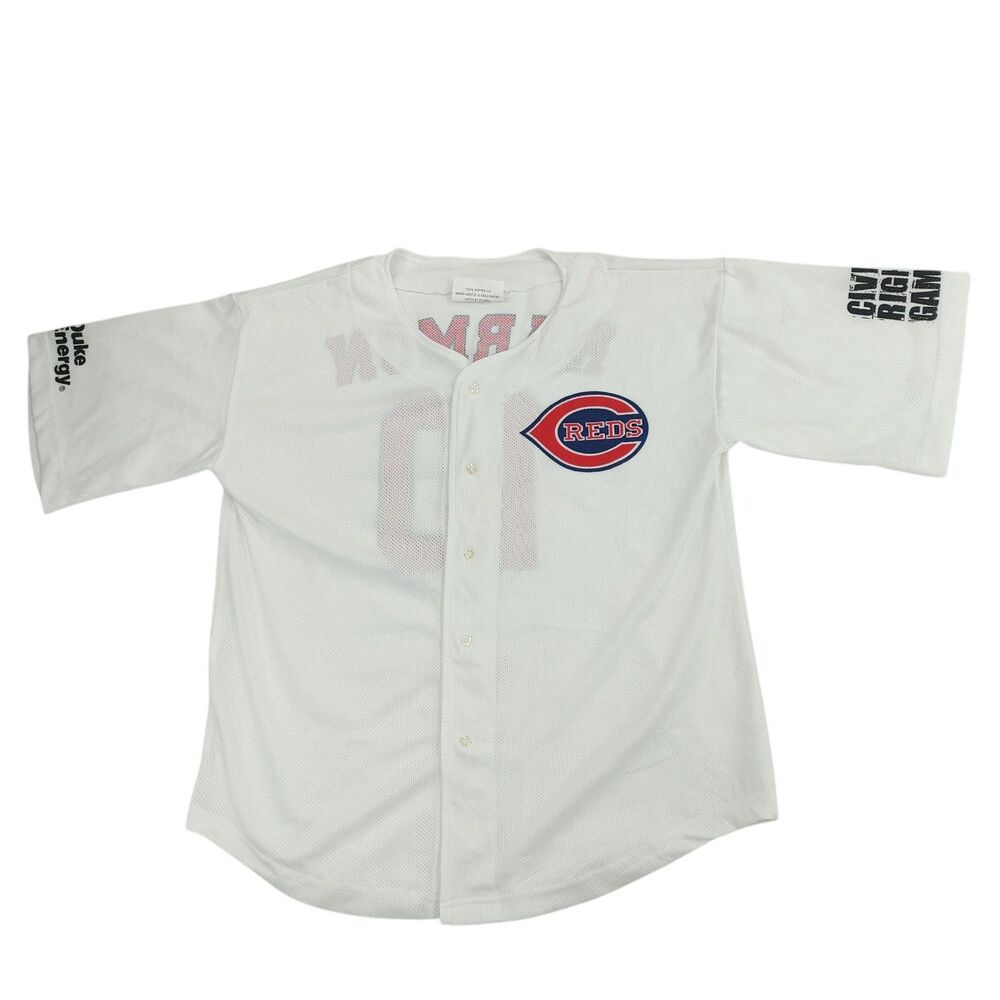 Cincinnati Reds Chuck Harmon #10 Jersey SGA 2010 Civil Rights Game Promo Size XL